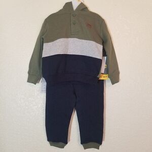 Lee Boy's 3 Piece Set  Hoodie, Tee & Joggers (12M)